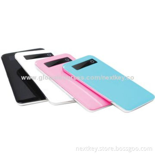 Factory Ultra Slim Power Bank with 4,500mAh Capacity, Dual USB, Output 5V, 2A